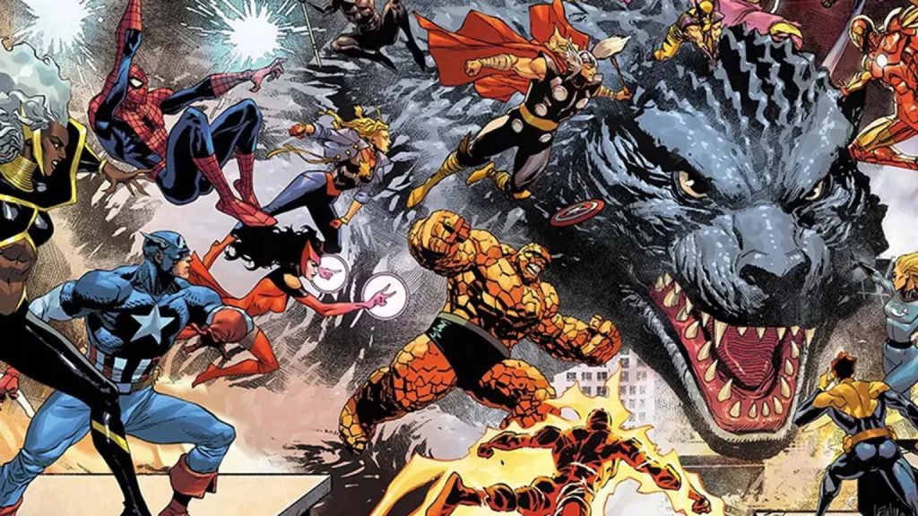 EITA! Godzilla invade o universo Marvel em novo crossover