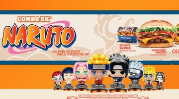 Brinquedos de Naruto chegam ao Burger King