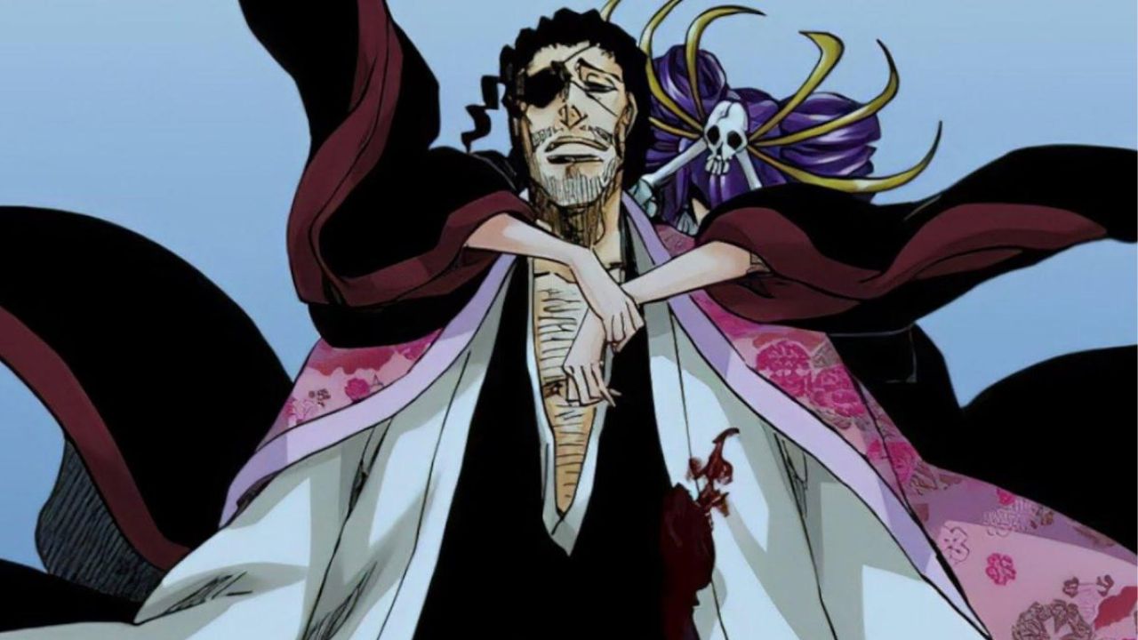 A estranha relação de Kyoraku com sua Bankai em Bleach