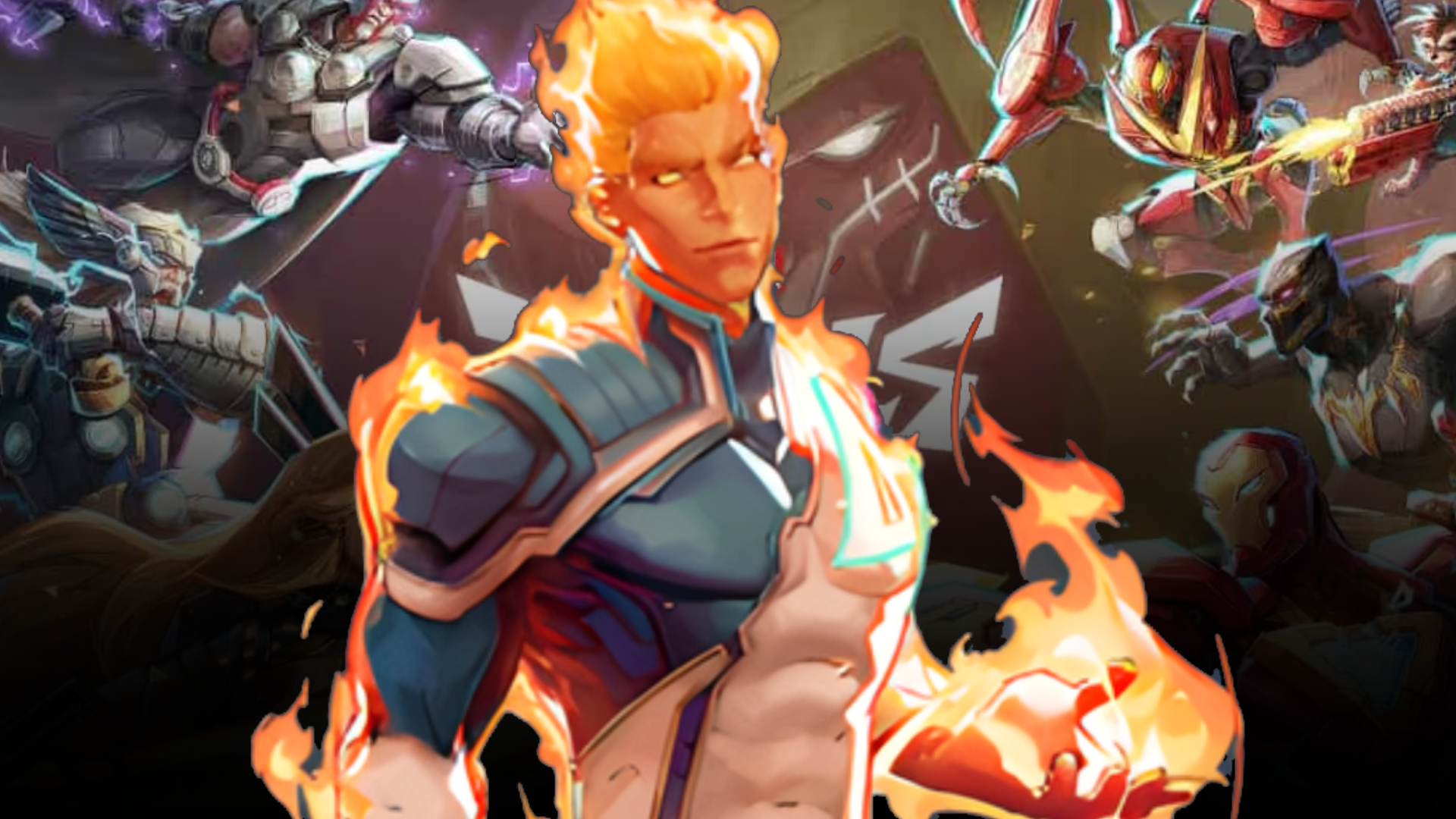 Vazamento revela detalhes do Tocha Humana em Marvel Rivals