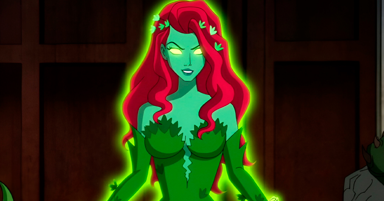 Nova temporada de Arlequina revela origem sombria de Hera Venenosa