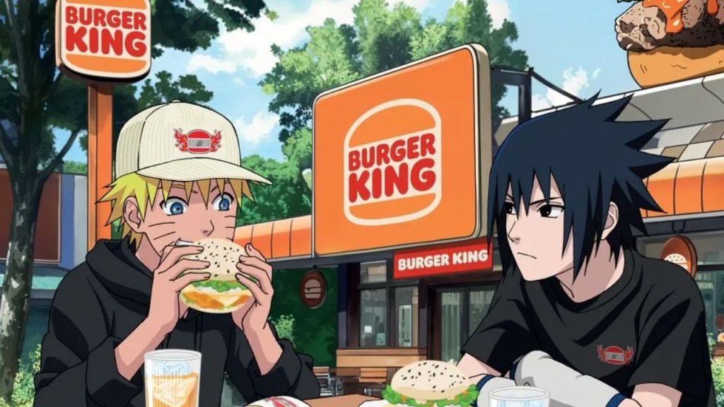 Naruto e Burger King se unem em mais uma colab surpreendente