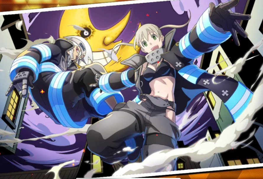 Crossover oficial entre Fire Force e Soul Eater é lançado em jogo mobile