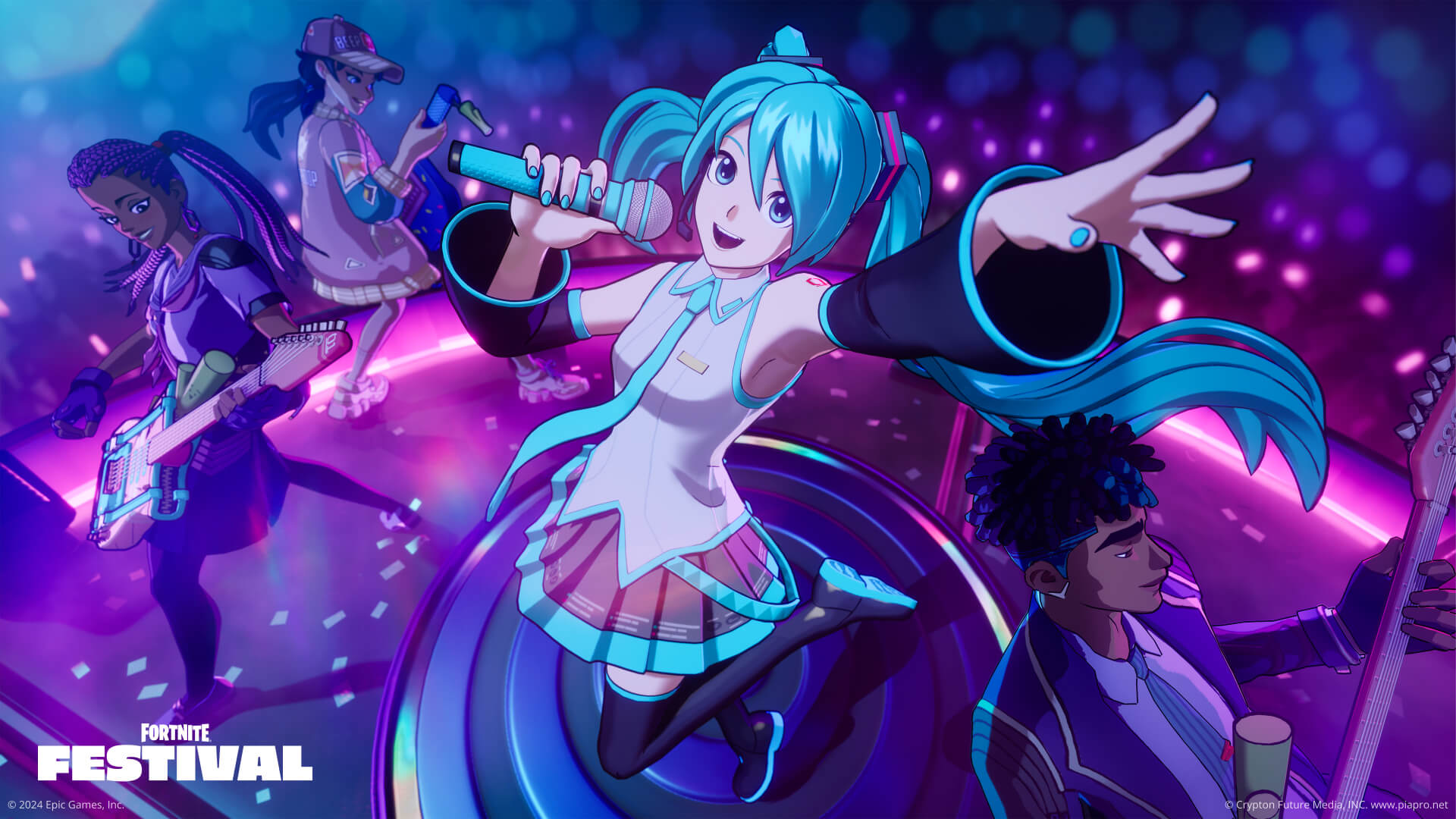 Fortnite anuncia colaboração com Hatsune Miku na Temporada 7