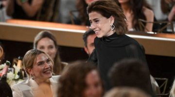 Leitura labial revela o que Kate Winslet disse após vitória de Fernanda Torres no Globo de Ouro