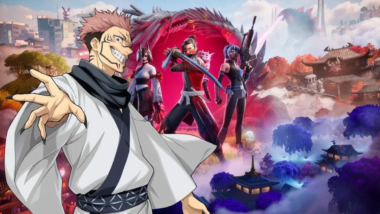 Fortnite lança colaboração imperdível com vilões de Jujutsu Kaisen: Sukuna, Mahito e Toji