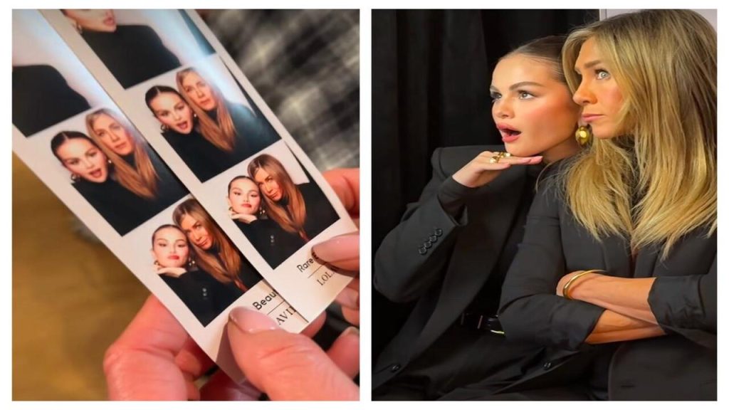 Jennifer Aniston e Selena Gomez se reúnem para evento de beleza e web vibra: “Icônico”