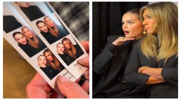 Jennifer Aniston e Selena Gomez se reúnem para evento de beleza e web vibra: “Icônico”