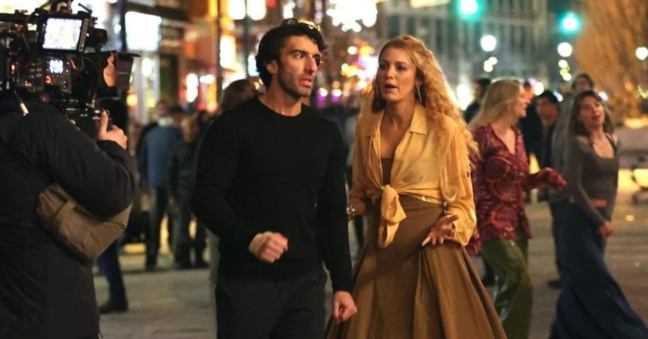 Justin Baldoni e Blake Lively - cena filme