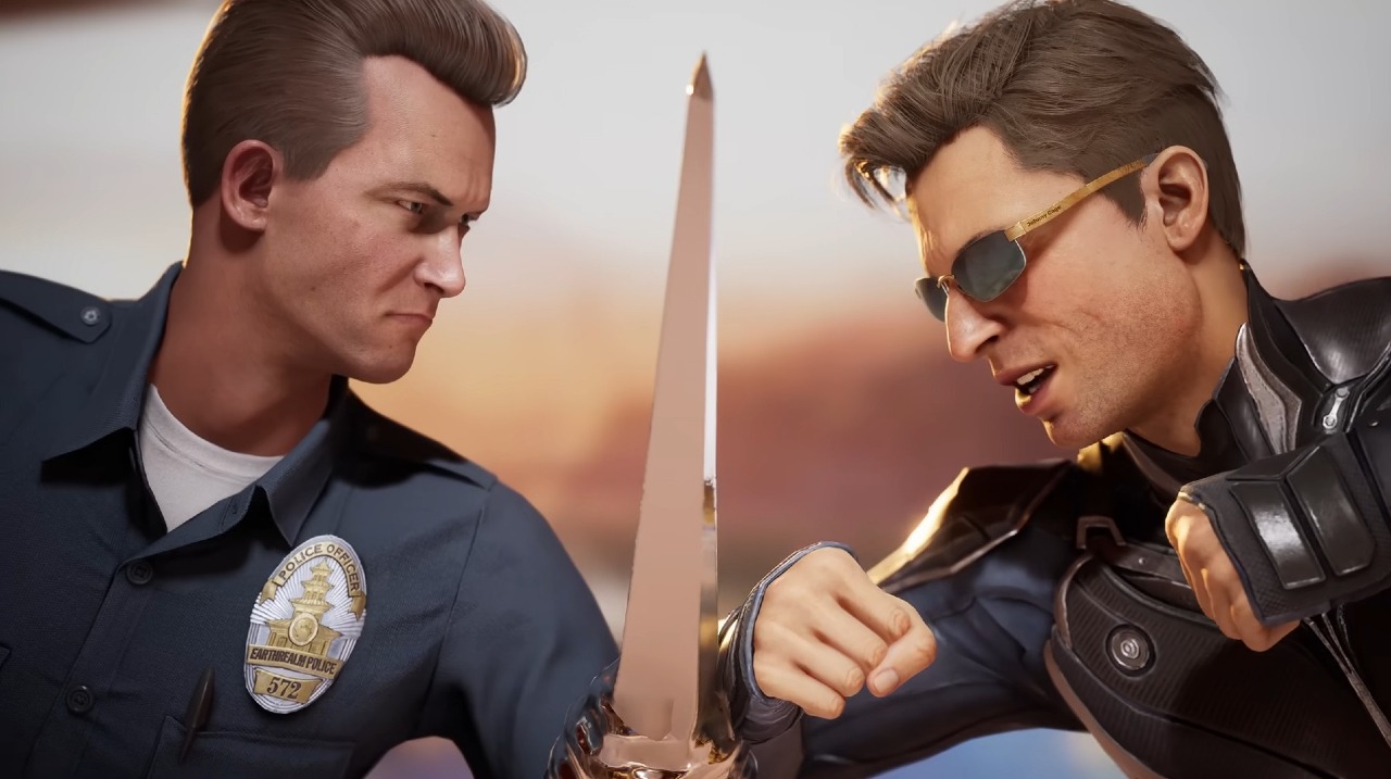 T-1000 em Mortal Kombat 1: teaser trailer mostra combate contra Johnny Cage