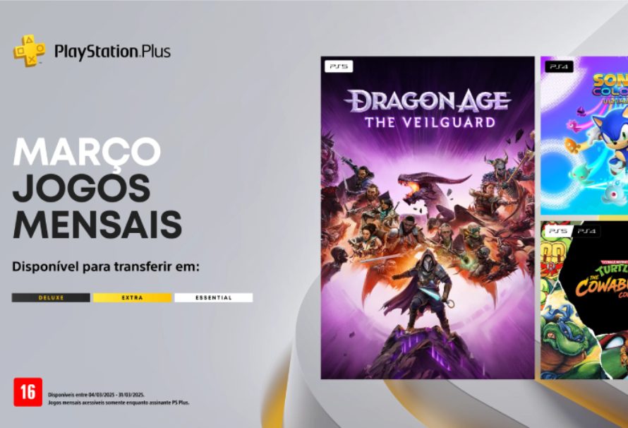 PlayStation Plus: Jogos Grátis de Março de 2025 são revelados