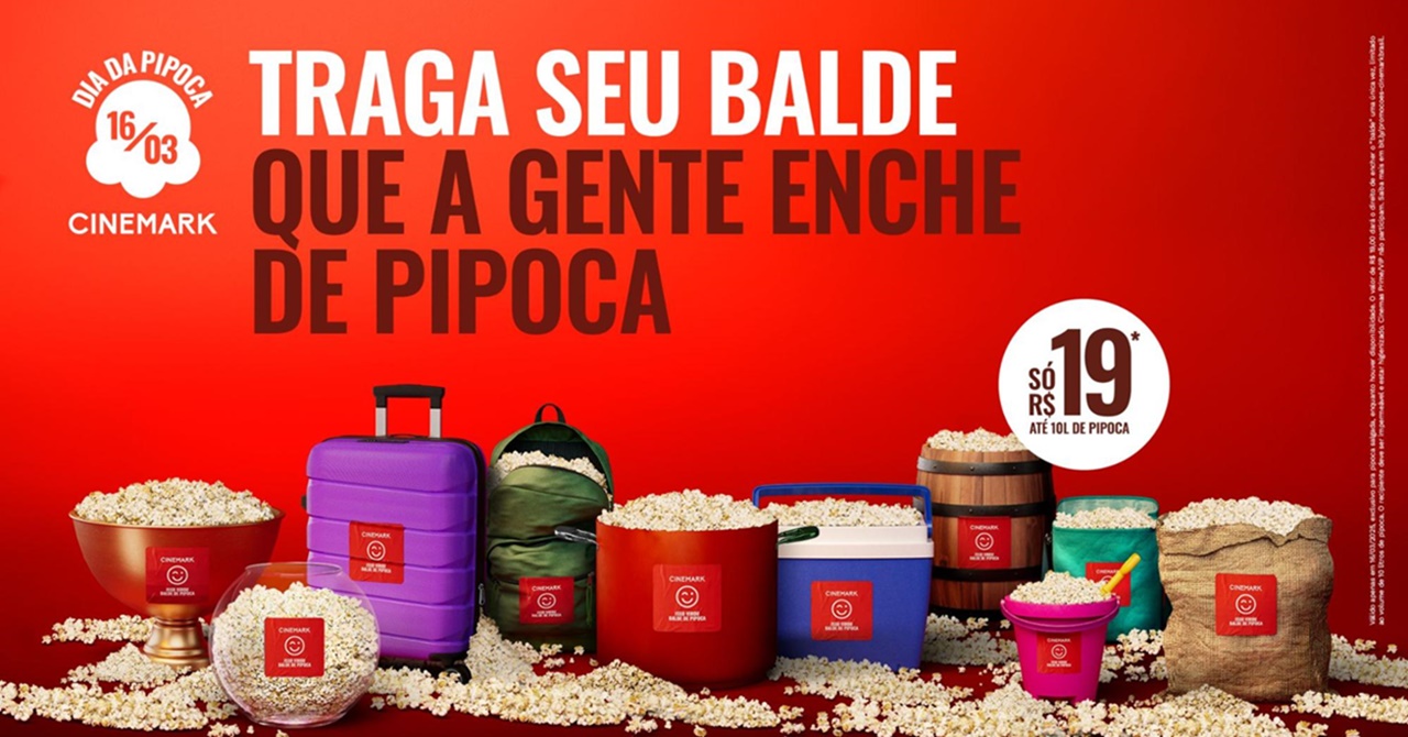 Dia da Pipoca - Cinemark