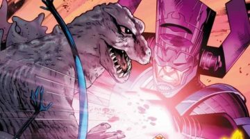 Godzilla e Quarteto Fantástico: a batalha contra Galactus e o novo arauto cósmico