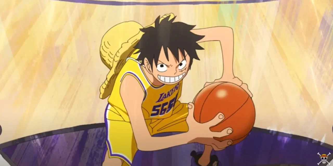 One Piece lança animação especial por crossover com Los Angeles Lakers