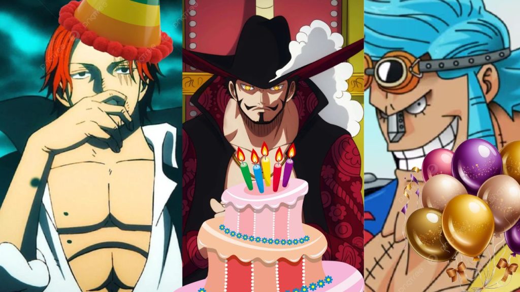 One Piece comemora aniversários de Shanks, Franky e Mihawk com artes inéditas