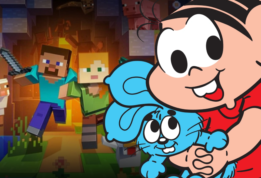 É DO BRASIL!!! Turma da Mônica anuncia colaboração oficial com Minecraft