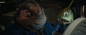 Jumba e Pleakley em versões live action (reprodução)