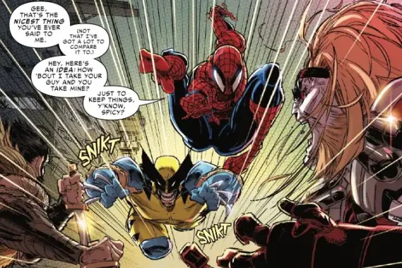 Nova HQ estrelada pelo Homem-Aranha e por Wolverine contém uma grande revelação