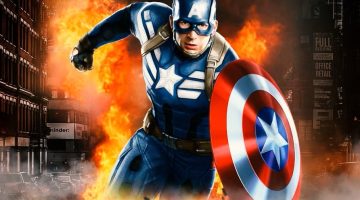 Por que os vilões nunca acertam a perna do Capitão América?