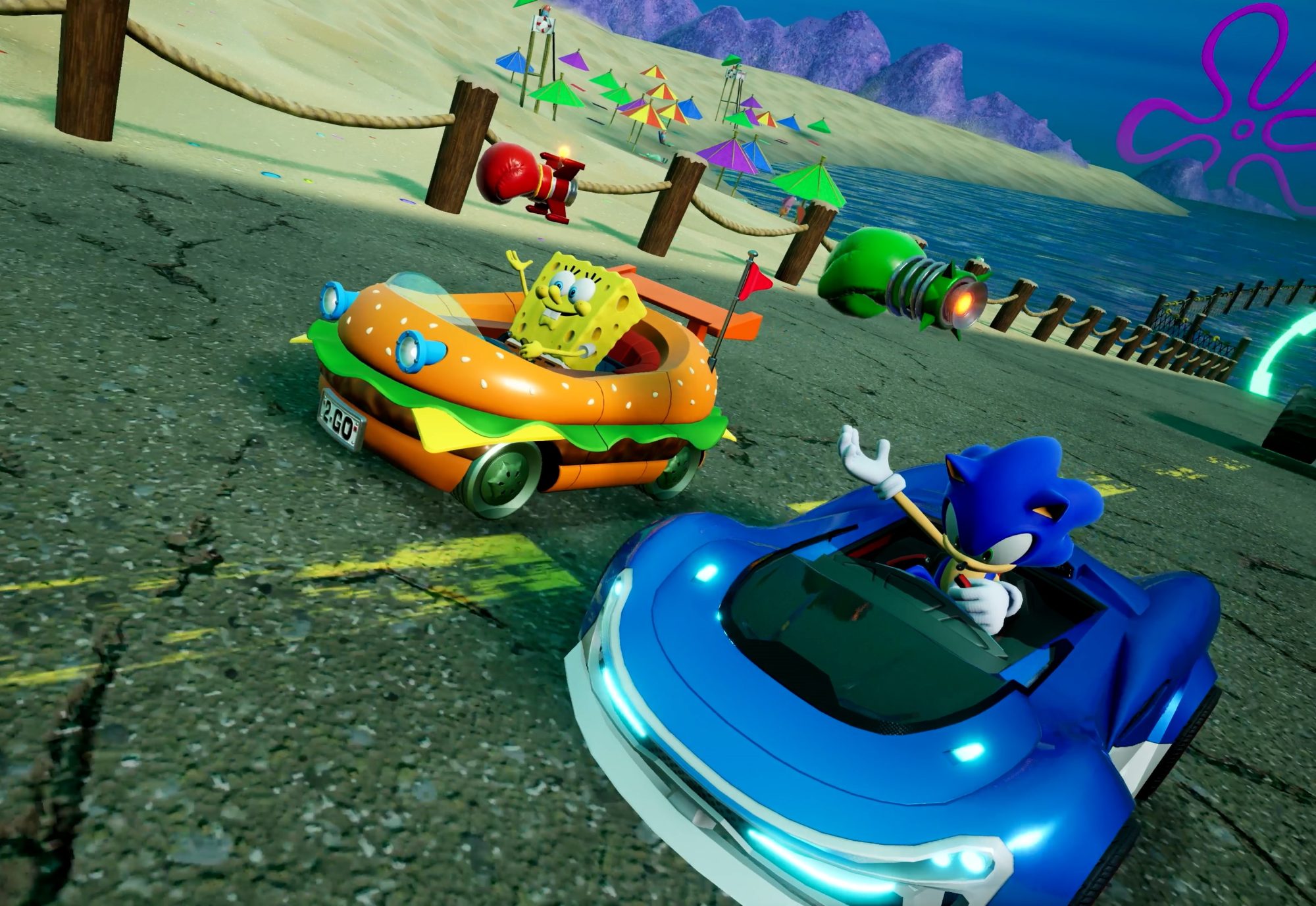 Sega anuncia crossover de Sonic com Nickelodeon em ‘Sonic Racing: CrossWorlds’