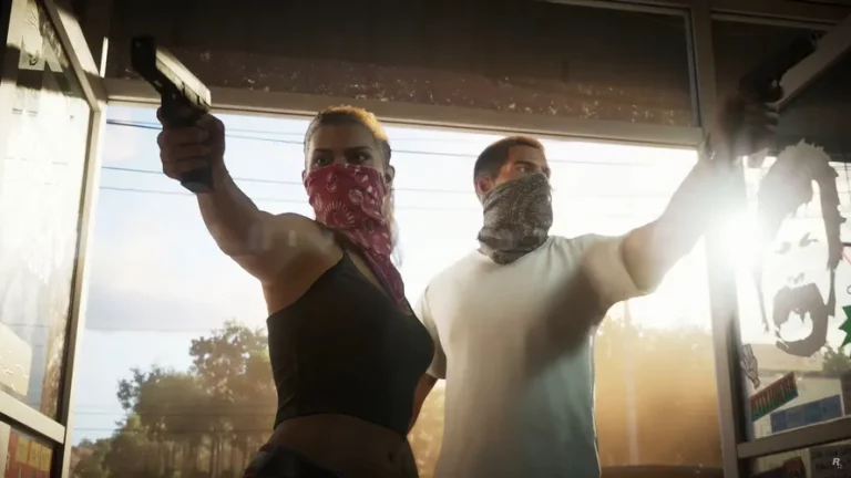 Lucia e Jason em trailer de GTA VI