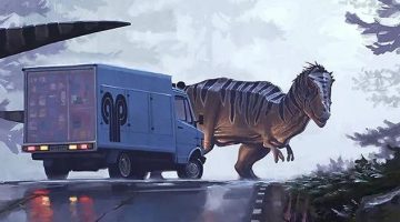 E se os dinossauros nunca tivessem sido extintos?
