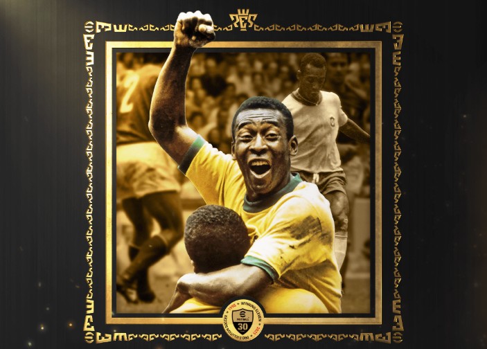 Pelé faz estreia histórica no eFootball para comemorar 30 anos da série