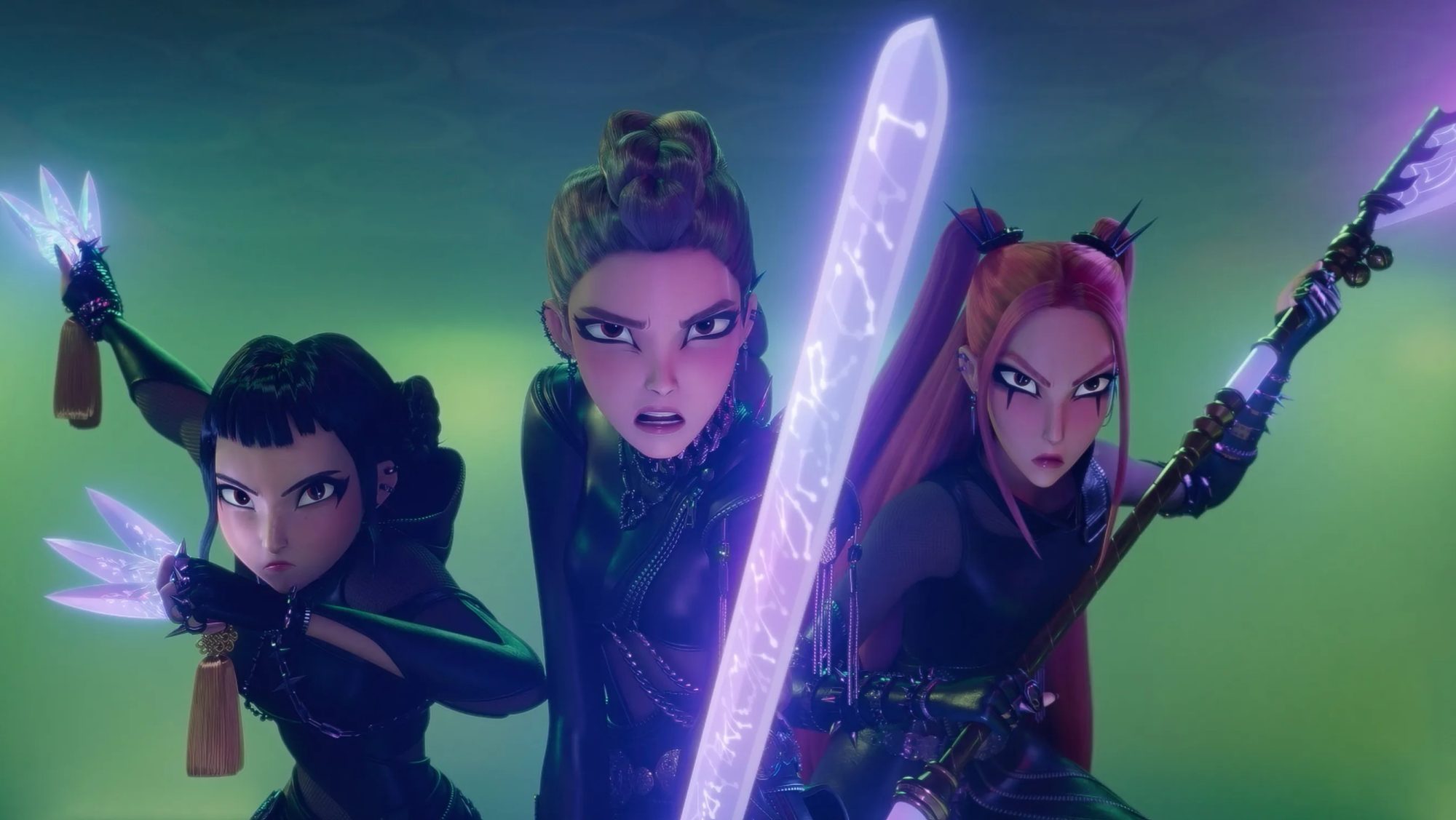‘Guerreiras do K-Pop’ domina a Netflix com ação sobrenatural, humor escrachado e trilha sonora de sucesso