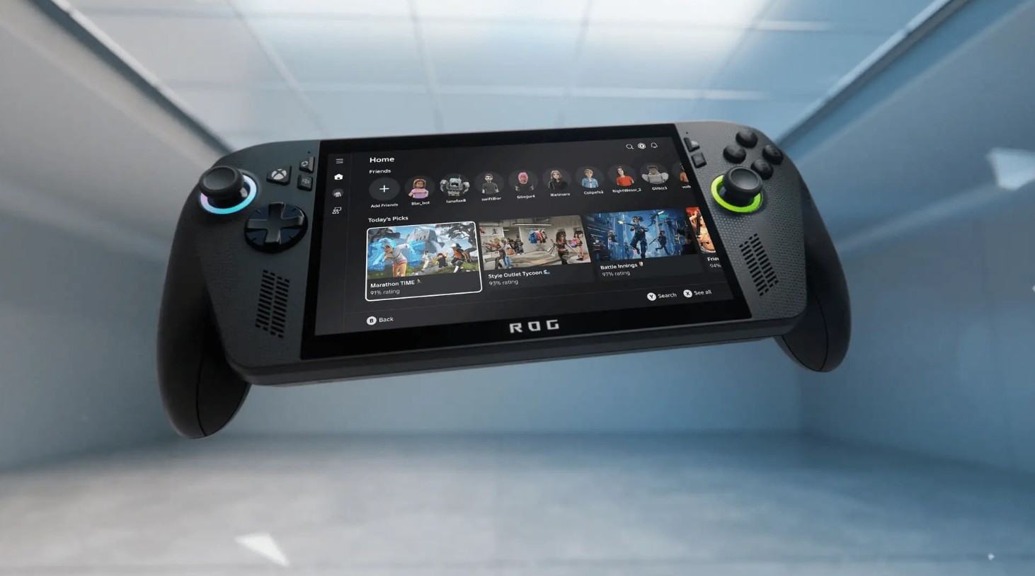ROG Xbox Ally pode chegar em outubro