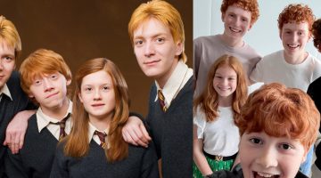 ‘Harry Potter’: fotos do set mostram membros da família Weasley; veja