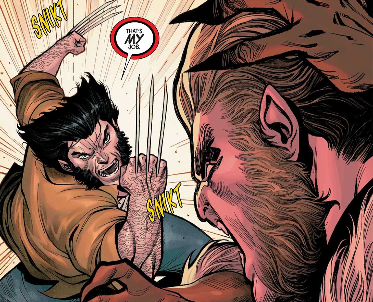 Wolverine e Dentes-de-Sabre em confronto brutal na Mansão Howlett em ‘Wolverine (2024) #11’