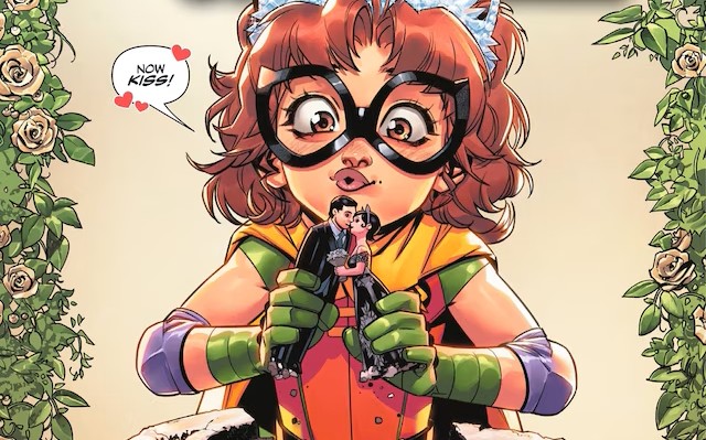 Lizzie Prince invade o casamento do Batman e da Mulher-Gato em ‘Trinity: Daughter Of Wonder Woman #4’