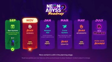 Neon Abyss 2 recebe grande atualização no Acesso Antecipado