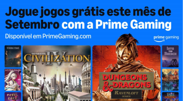 Prime Gaming – Jogos grátis de setembro são revelados