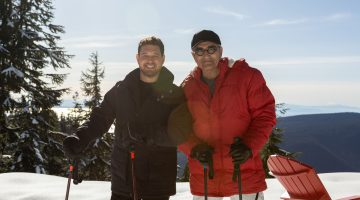 Final de ‘O Relutante Viajante’ leva Eugene Levy à costa oeste do Canadá com Michael Bublé