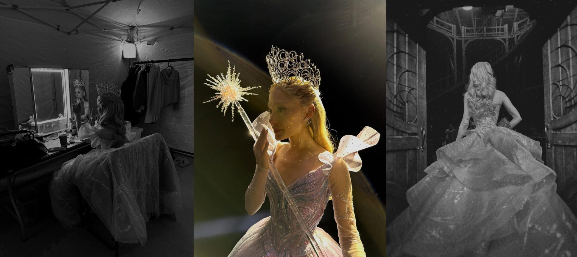 Ariana Grande faz homenagem emocionante à Glinda após estreia de ‘Wicked: Parte 2’