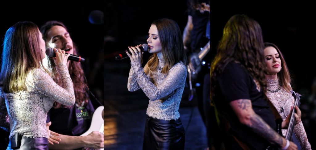 Sandy emociona ao cantar Charlie Brown Jr. com Andreas Kisser