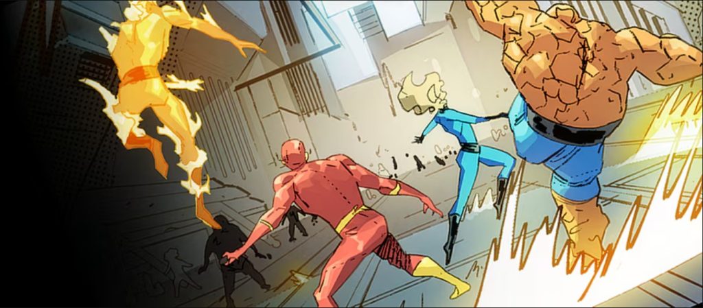 DC e Marvel finalmente se encontram em novos crossovers digitais com Flash, Quarteto Fantástico, Shazam e Thor