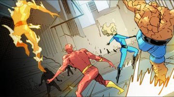 DC e Marvel finalmente se encontram em novos crossovers digitais com Flash, Quarteto Fantástico, Shazam e Thor