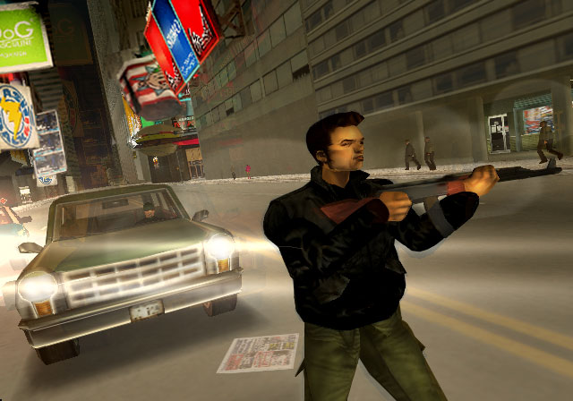 Claude de GTA III, protagonista do jogo.