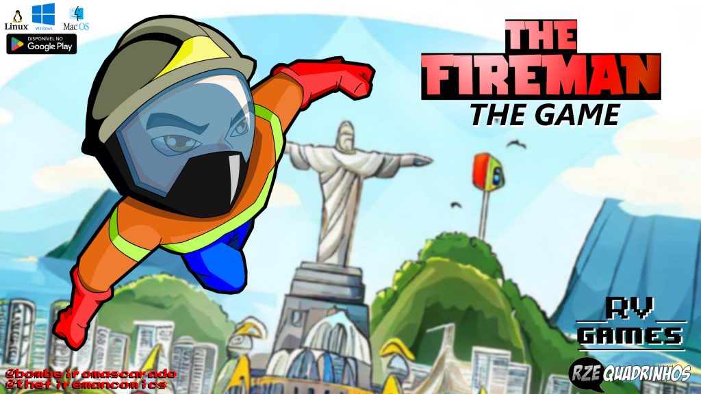 Game de super herói brasileiro? Conheça o Bombeiro Mascarado