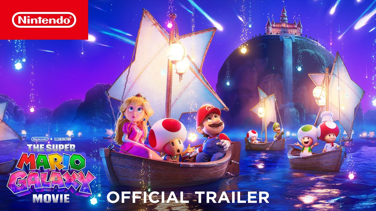 Filme de ‘Super Mario Galaxy’ ganha trailer com super elenco!