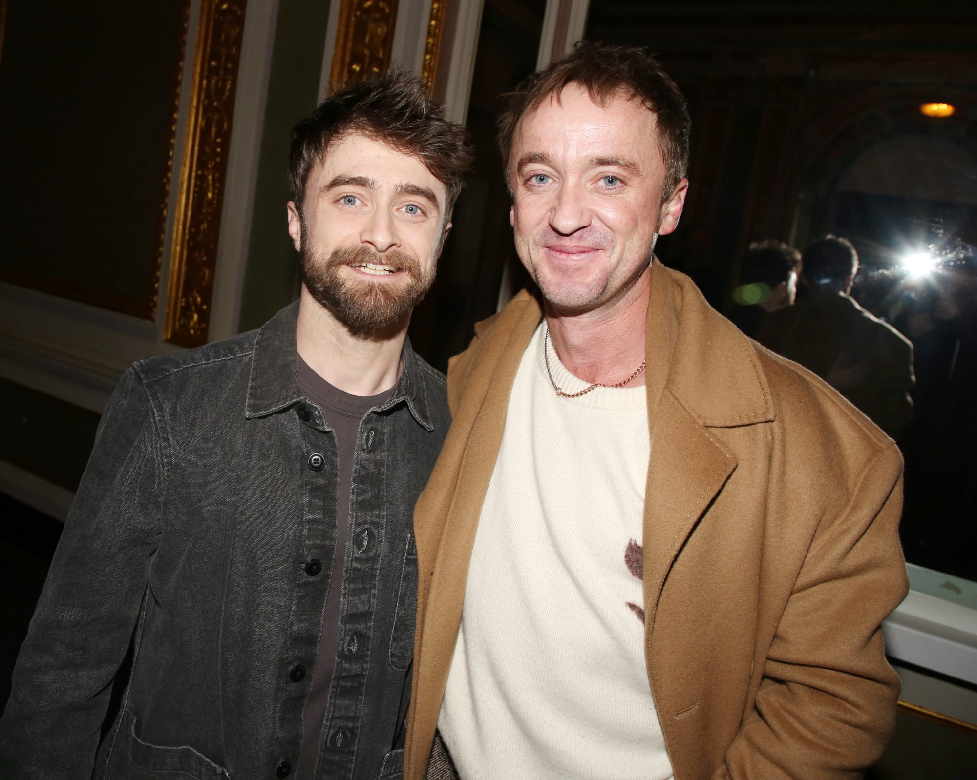 Daniel Radcliffe e Tom Felton protagonizam reencontro emocionante em Nova York