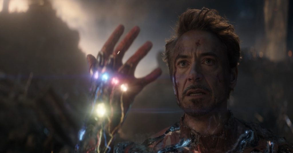 Homem de Ferro, Tony Stark, estalo em Ultimato