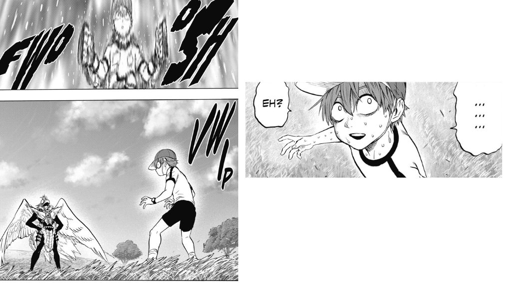 Child Emperor impressionado na outra dimensão do Phoenix Man