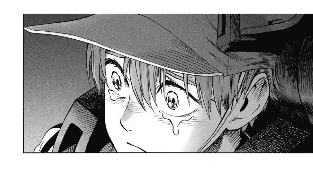 Child Emperor chorando após ser acolhido por Zombieman