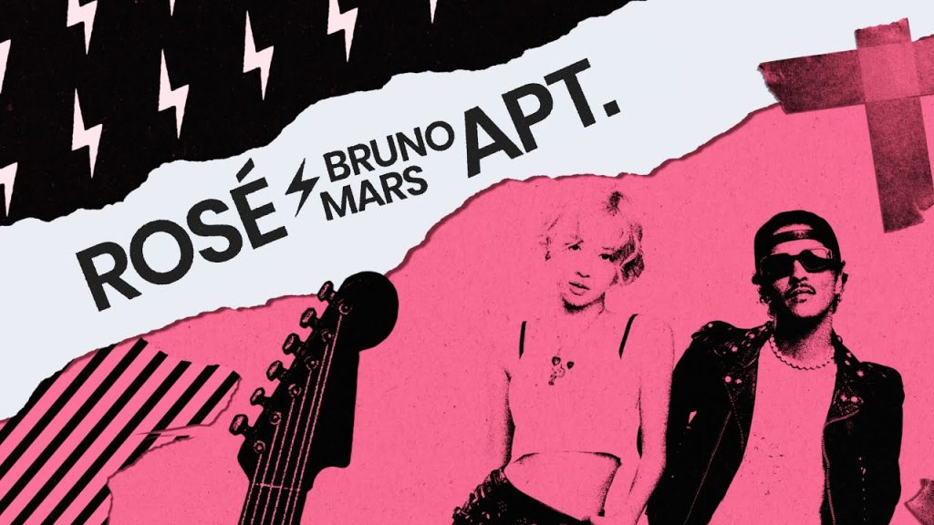 Rosé e Bruno Mars dominam 2025: ‘APT.’ é a música mais tocada