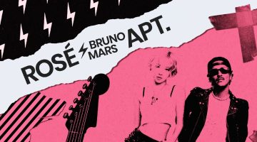 Rosé e Bruno Mars dominam 2025: ‘APT.’ é a música mais tocada