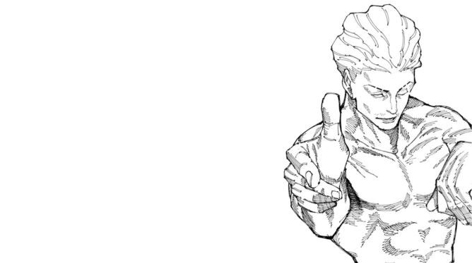 Hakari fazendo uma pose sedutora