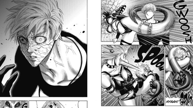 Cena do Amai Mask no mangá